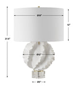 Lighting Saylor White Table Lamp