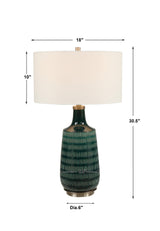 Lighting Scouts Deep Green Table Lamp