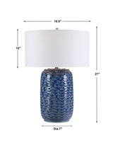 Lighting Sedna Blue Table Lamp