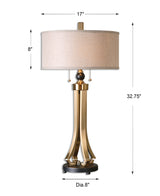 Lighting Selvino Brushed Brass Table Lamp