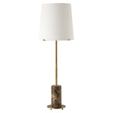Lighting Sepia Brown Marble Buffet Lamp