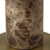 Lighting Sepia Brown Marble Buffet Lamp