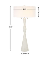 Lighting Sharma Ivory Stone Table Lamp