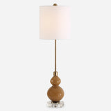 Lighting Sienna Caramel Glass Buffet Lamp