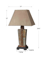 Lighting Slate Accent Lamp