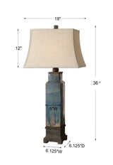 Lighting Soprana Blue Table Lamp