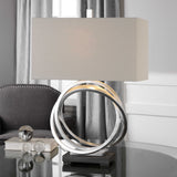Lighting Soroca Silver Rings Lamp