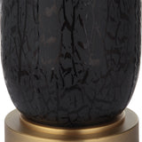 Lighting Spyglass Black Wood Grain Table Lamp