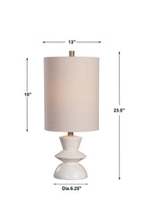Lighting Stevens Bleached Wood Buffet Lamp