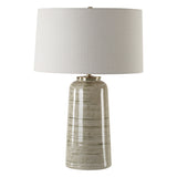 Lighting Strata Tan Glaze Table Lamp