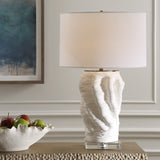 Lighting Stratified White Table Lamp