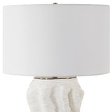 Lighting Stratified White Table Lamp