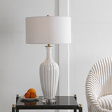 Lighting Strauss White Ceramic Table Lamp