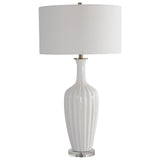 Lighting Strauss White Ceramic Table Lamp