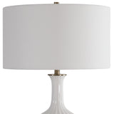 Lighting Strauss White Ceramic Table Lamp