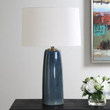 Lighting Submerged Deep Blue Table Lamp