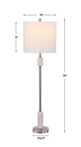 Lighting Sussex Nickel Buffet Lamp