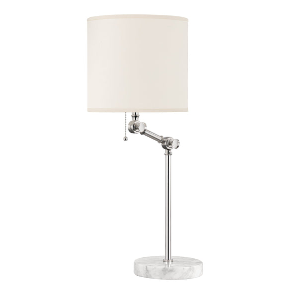 Lighting - Table Lamp Essex 1 Light Table Lamp // Polished Nickel 
