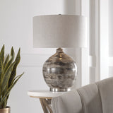 Lighting Tamula Distressed Ivory Table Lamp