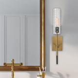 Lighting Telesto 1 Light Brass Sconce