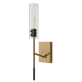 Lighting Telesto 1 Light Brass Sconce