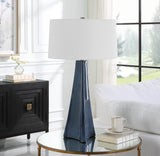 Lighting Teramo Scalloped Ceramic Table Lamp