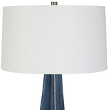 Lighting Teramo Scalloped Ceramic Table Lamp