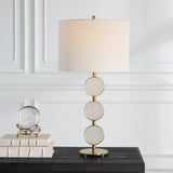 Lighting Three Rings Contemporary Table Lamp