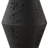 Lighting Threefold Black Stone Table Lamp