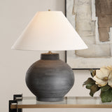 Lighting Tramore Rustic Charcoal Table Lamp