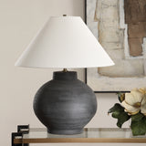 Lighting Tramore Rustic Charcoal Table Lamp