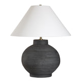 Lighting Tramore Rustic Charcoal Table Lamp