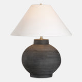 Lighting Tramore Rustic Charcoal Table Lamp