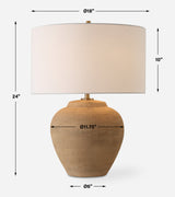 Lighting Treviso Terracotta Table Lamp
