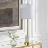 Lighting Turret Gold Buffet Lamp