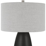 Lighting Twilight Satin Black Table Lamp