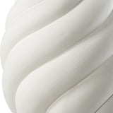 Lighting Twisted Swirl White Table Lamp