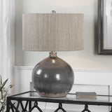 Lighting Vardenis Gray Ceramic Lamp