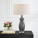 Lighting Velino Curvy Glass Table Lamp