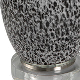 Lighting Velino Curvy Glass Table Lamp