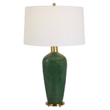 Lighting Verdell Green Table Lamp