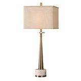 Lighting Verner Tapered Brass Table Lamp