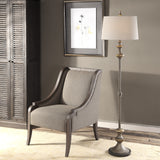 Lighting Vetralla Silver Bronze Floor Lamp