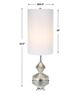 Lighting Vial Silver Buffet Lamp