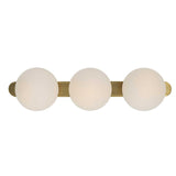 Droplet 3 Light Sconce // Brushed Antique Brass