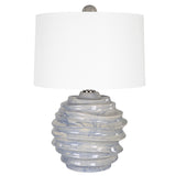 Lighting Waves Blue & White Accent Lamp