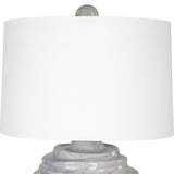 Lighting Waves Blue & White Accent Lamp