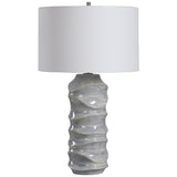 Lighting Waves Blue & White Table Lamp