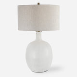 Lighting Whiteout Mottled Glass Table Lamp