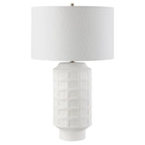 Lighting Window Pane White Table Lamp